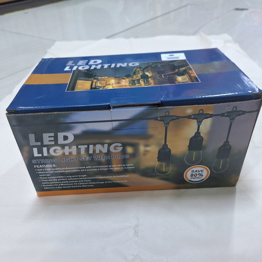 GUIRNALDA ELECTRICA LUZ FUERTE 10M-20 FOCOS |SD12024|