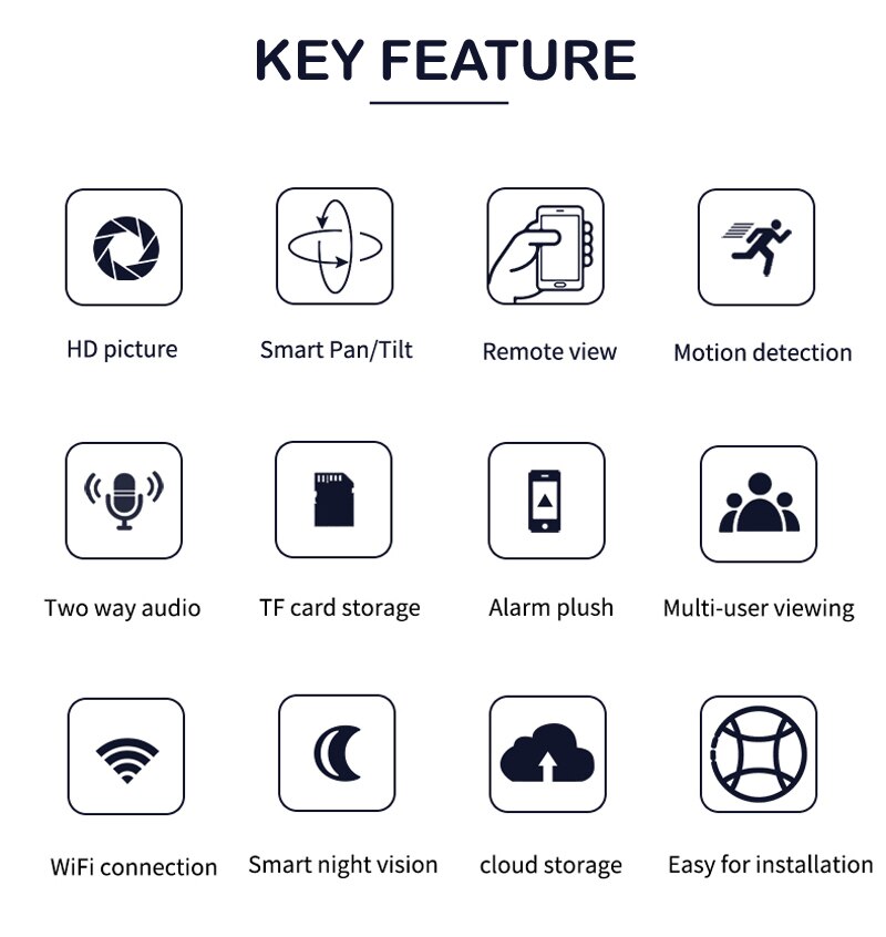 CAMARA DE SEGURIDAD WIFI |GTQ-01|