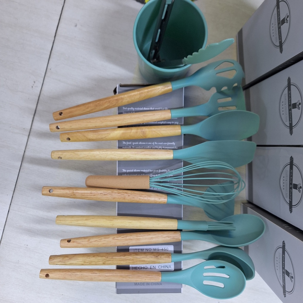 SET DE 11 UTENSILIOS DE COCINA 