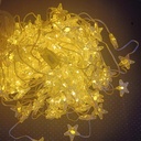 CORTINA LUCES AMBAR ESTRELLA 3X3m |72688|