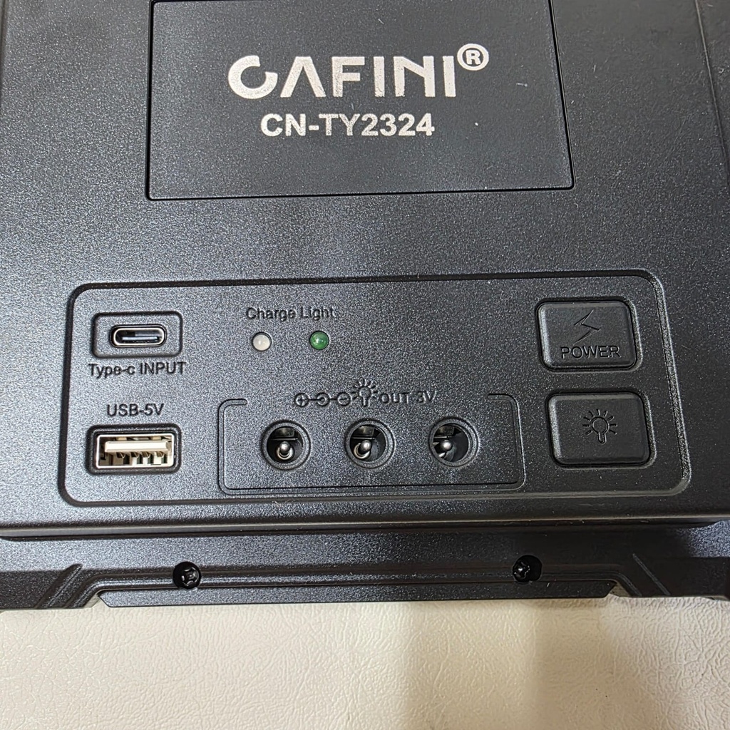 PANEL SOLAR CON LUZ LED Y CARGADOR |CN-TY2324|