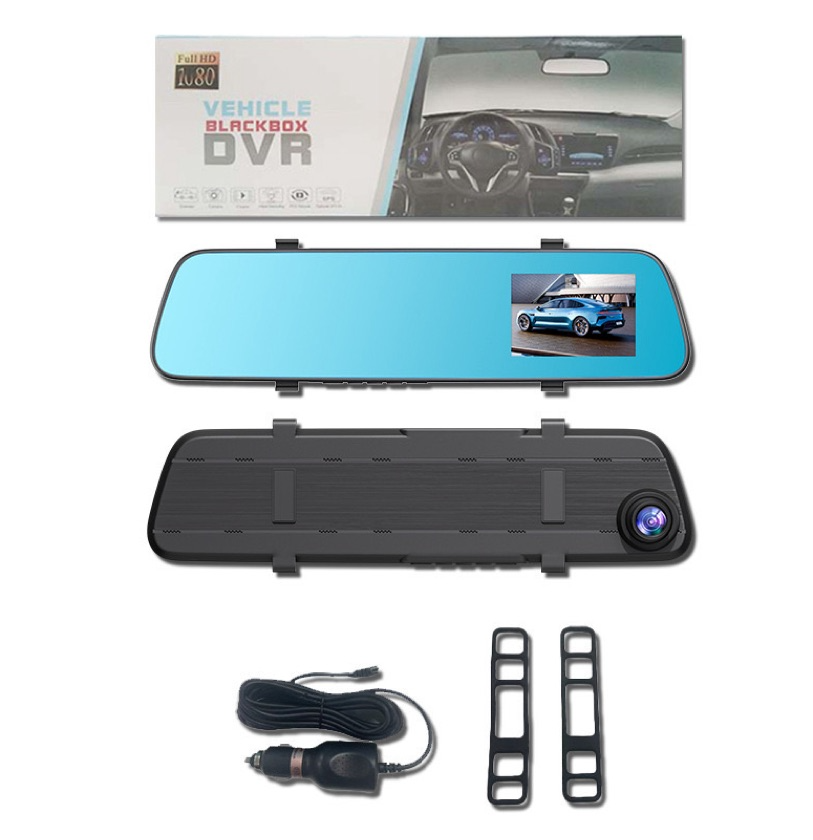 ESPEJO RETROVISOR PARA AUTO CON PANTALLA DVR