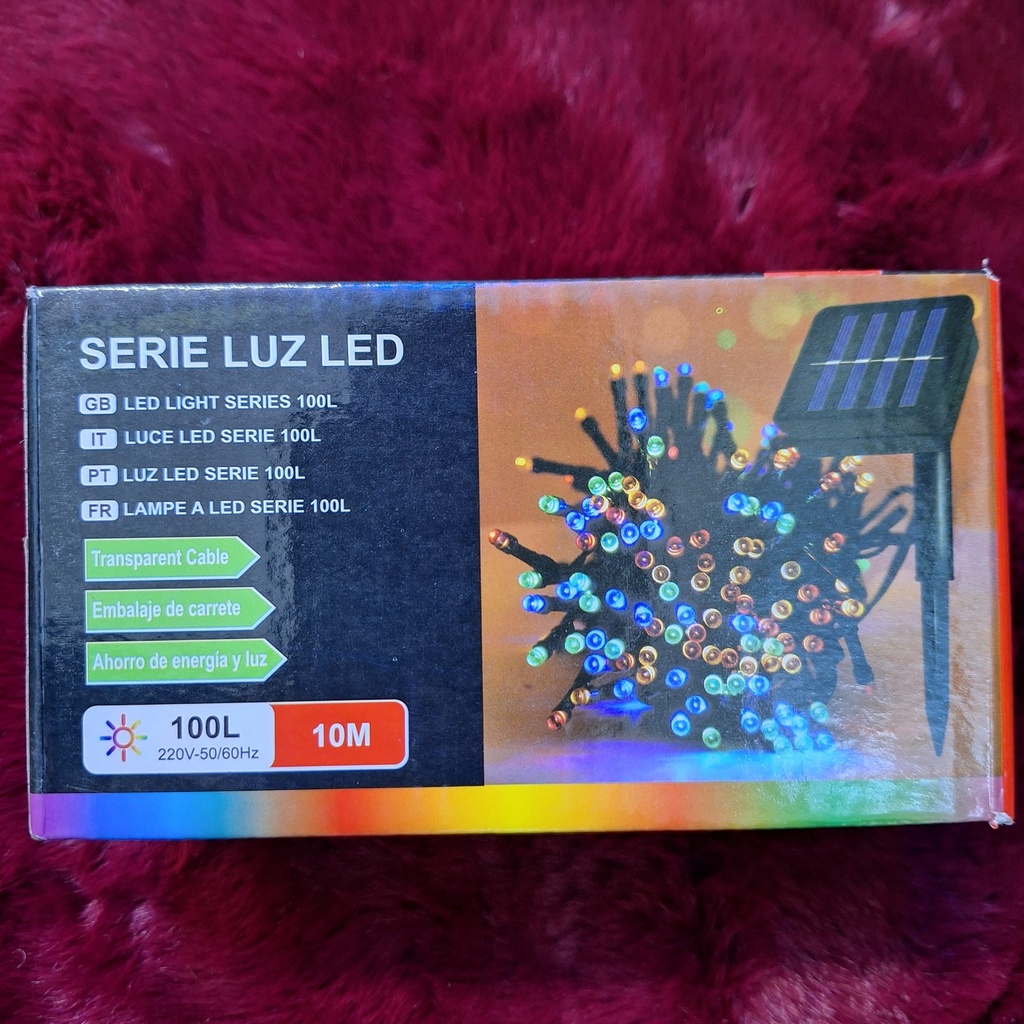 LUCES DE NAVIDAD CON PANEL SOLAR - MULTICOLOR |SD12029|