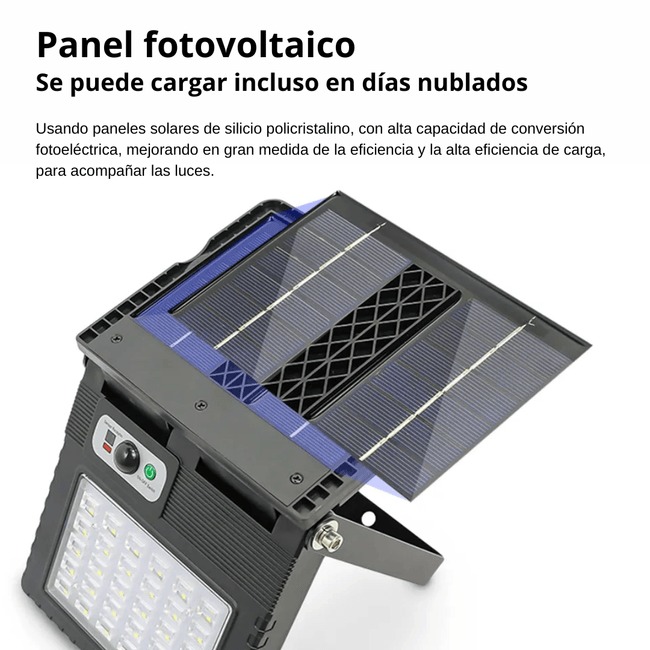 PANEL SOLAR CON LUZ  RZZM-1057