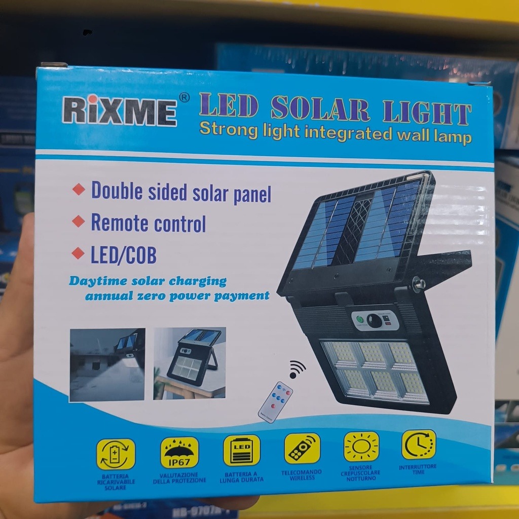 PANEL SOLAR CON LUZ  RZZM-1057