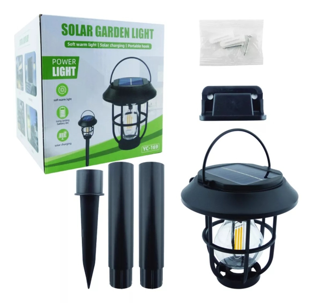 FAROL SOLAR CON ESTACA |JF12148|