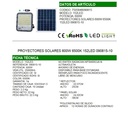 REFLECTOR 600W DE ALUMINIO CON PANEL SOLAR |090815-10|