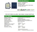 REFLECTOR 100W DE ALUMINIO CON PANEL SOLAR |090778-20|  