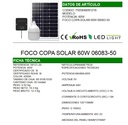 FOCO COPA SOLAR 60W |06083-50|