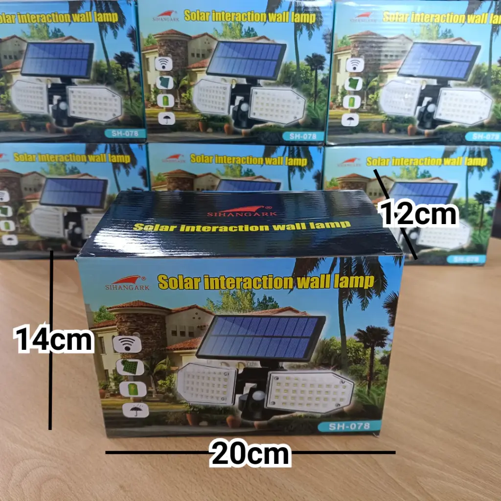 LAMPARA SOLAR DOBLE FOCO  |RD908|