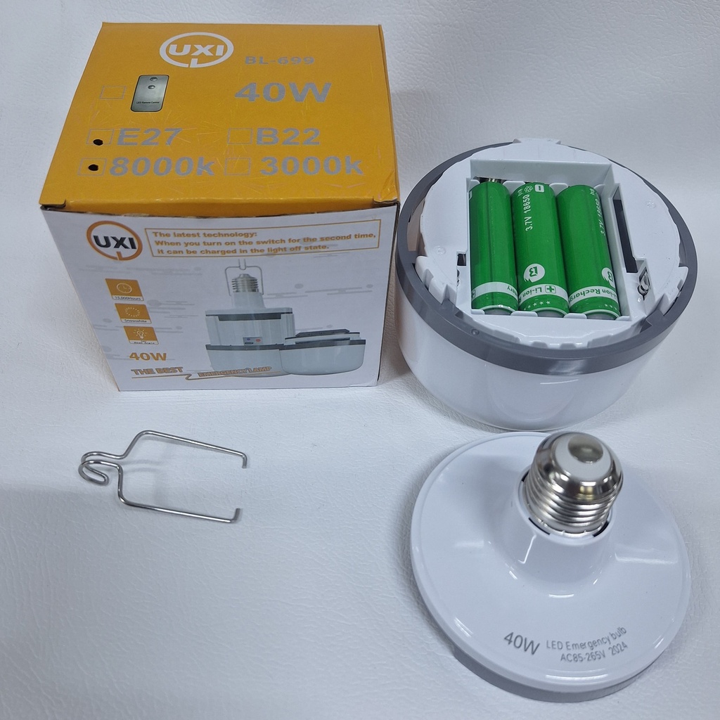 FOCO RECARGABLE 40W 8-10 HORAS |X24-7-5|