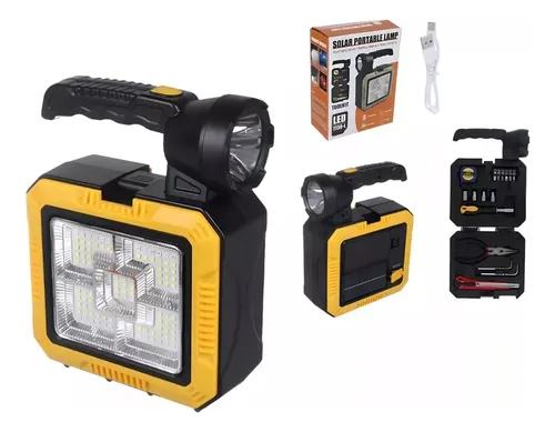 LINTERNA MULTIPLE + KIT 16 HERRAMIENTAS |8279|