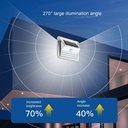 LUZ SOLAR 73 LEDS CON SENSOR DE MOVIMIENTO