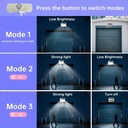 LUZ SOLAR 73 LEDS CON SENSOR DE MOVIMIENTO