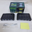 LUZ SOLAR DE PARED 8 LEDs – Pack x2 Unid.