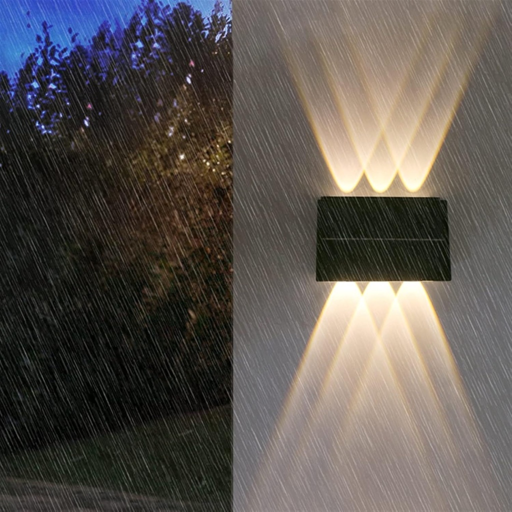 LUZ SOLAR DE PARED 6 LEDs  |DK133|