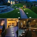 LUCES SOLARES DE PISO - Pack 4 unid.