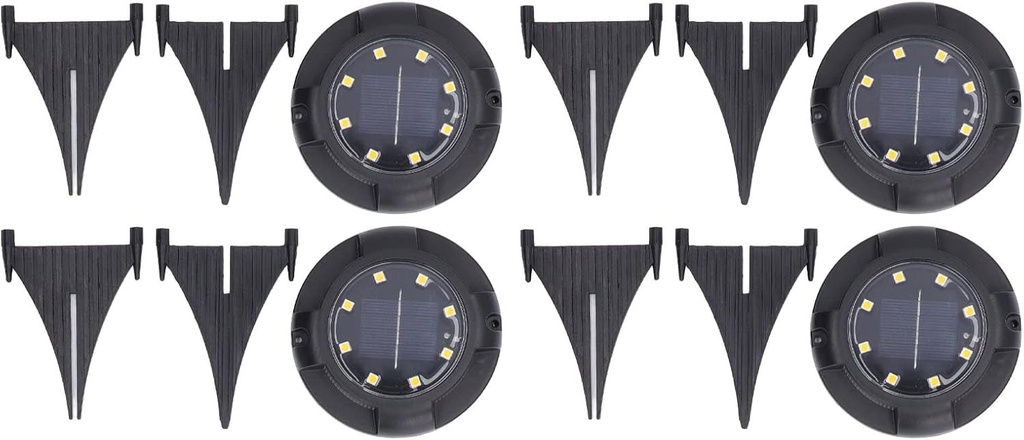 LUCES SOLARES DE PISO - Pack 4 unid.