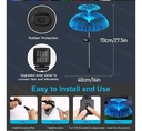 LUZ SOLAR ESTACA FLOR MEDUSA DOBLE CAPA - Pack 2 unid. 