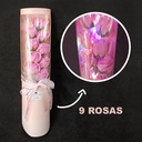 9 ROSAS DE JABON CON LUCES