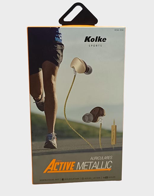 AUDIFONO ACTIVO METALICO KOLKE |KOA-304|