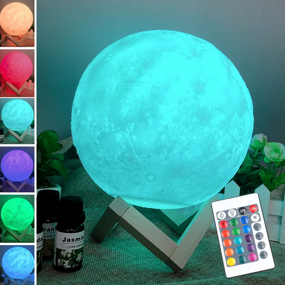 LAMPARA LUNA RGB 20cm |Y644|