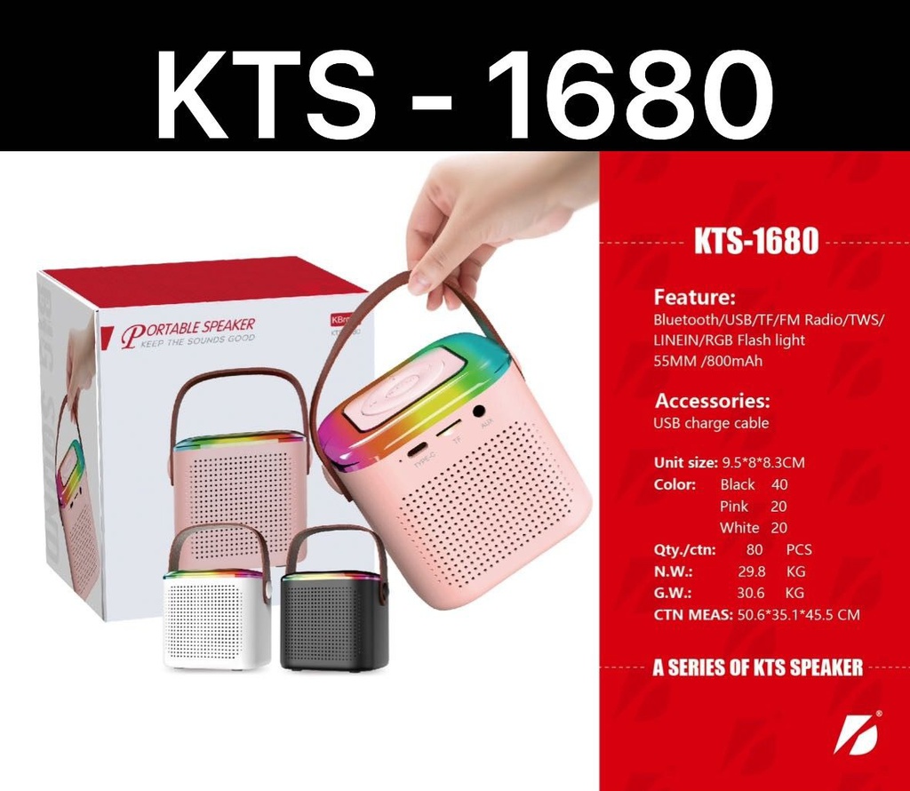 PARLANTE KTS-1680 