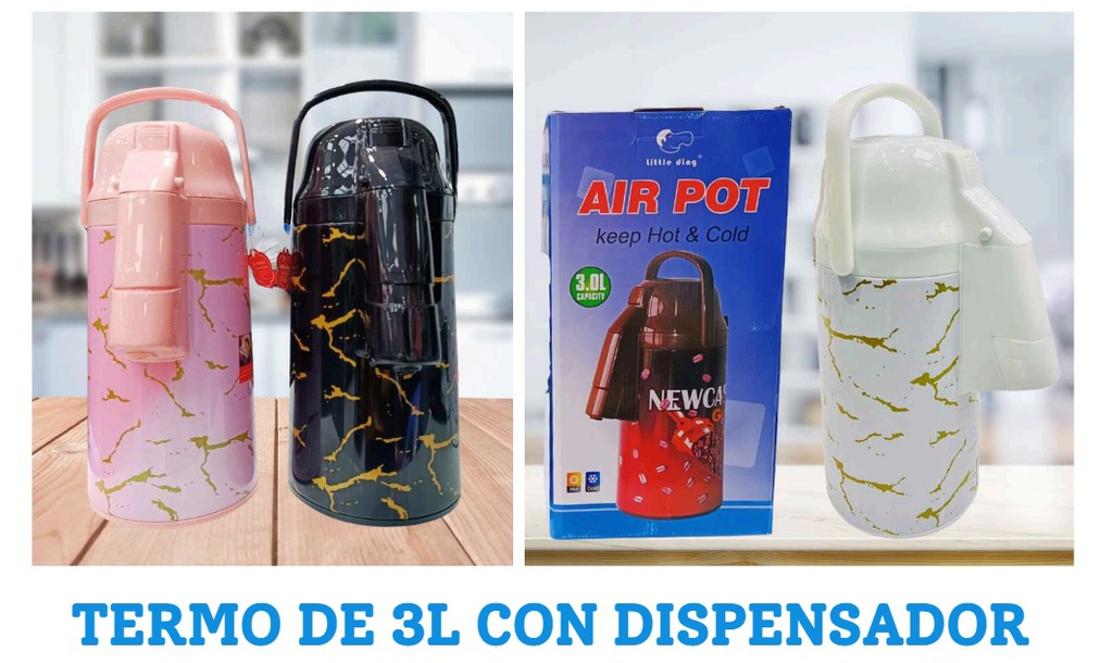 TERMO CON DISPENSADOR 3LT