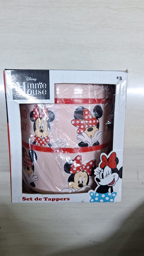 LONCHERA 2 NIVELES MINNIE