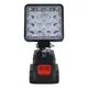 LAMPARA LED PEQUEÑA -PORTATIL 48W CON BATERIA 128V 