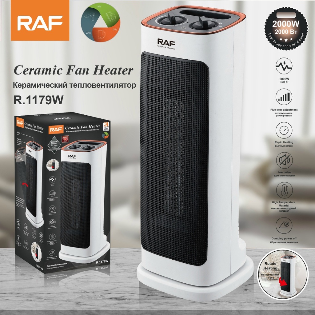 CALEFACTOR ELECTRICO RAF DE 2000W