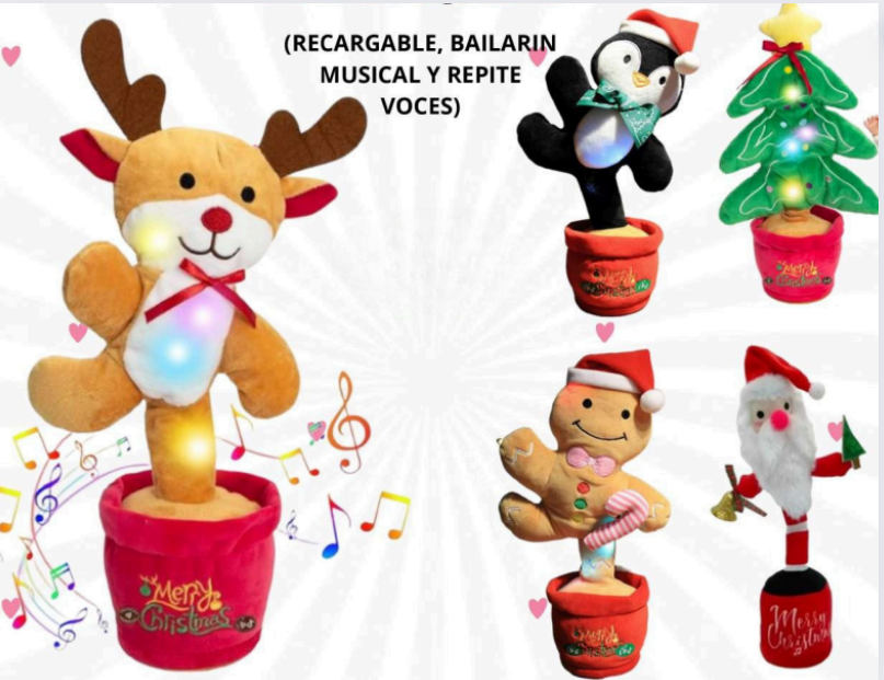 MUÑECOS MUSICALES RECARGABLE |LF-001|