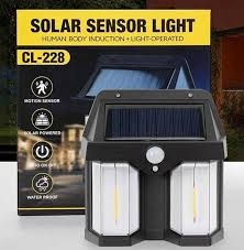 LAMPARA SOLAR DE PARED DOBLE |CL-228|