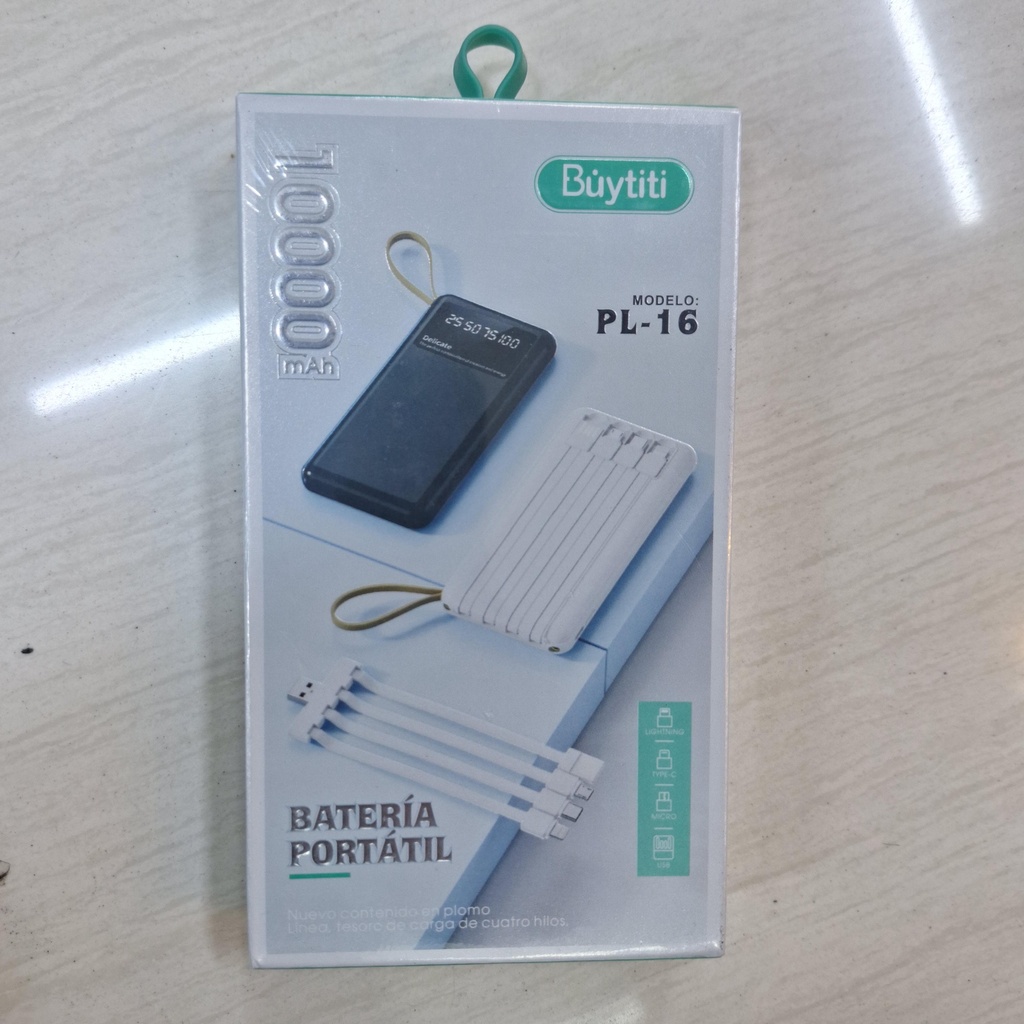 CARGADOR PORTATIL 10000 mAh