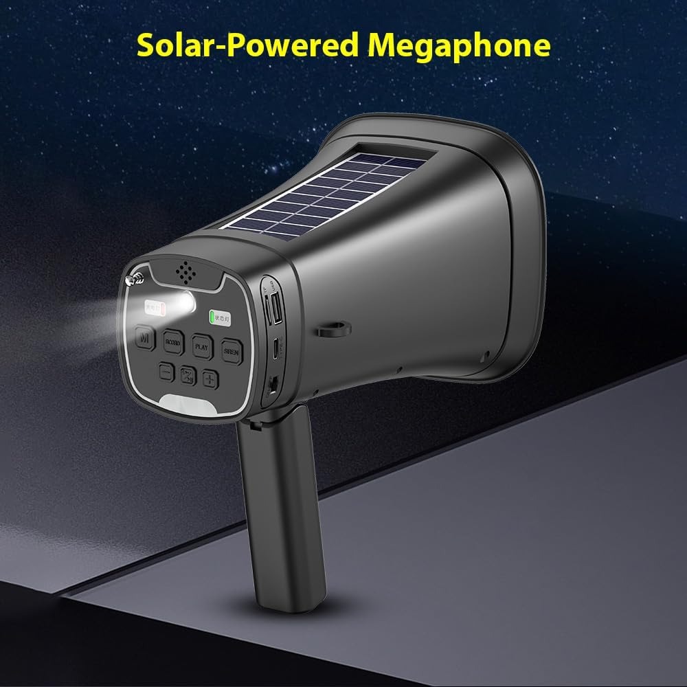 MEGAFONO SOLAR Y RADIO OX1157