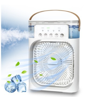 VENTILADOR CON HUMIDIFICADOR 18.5x24.5x7.5cm |K6096|