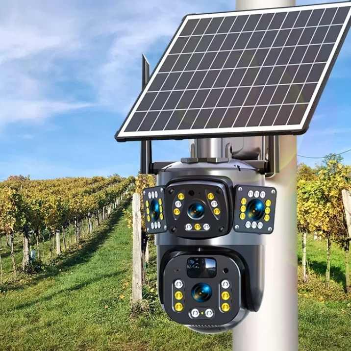 CAMARA SOLAR WIFI Y CON PANEL SOLAR |V6-PRO|