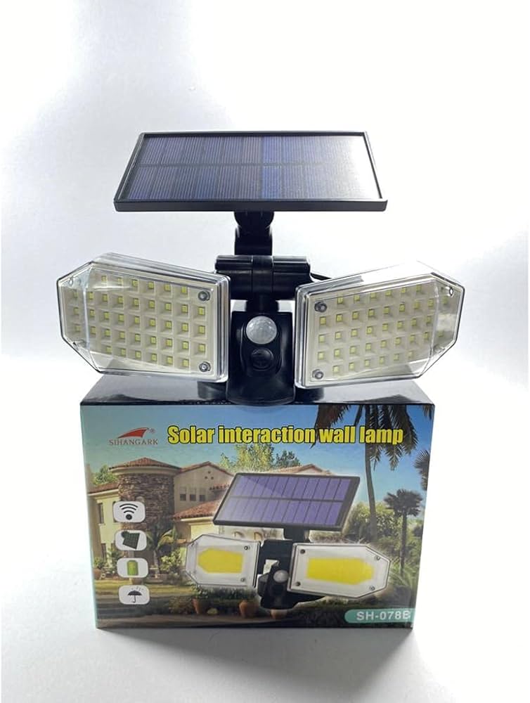 LAMPARA SOLAR DOBLE FOCO  |RD908|