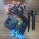 MINI GUIRNALDA SOLAR DE 30 LUCES