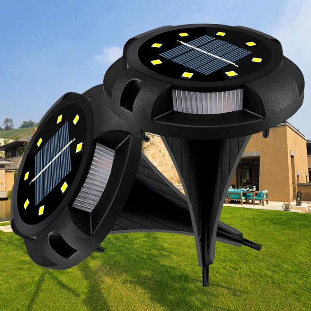 LUCES SOLARES DE PISO - Pack 4 unid.