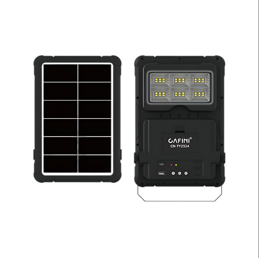 PANEL SOLAR CON LUZ LED Y CARGADOR |CN-TY2324|