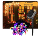 LUCES DE NAVIDAD CON PANEL SOLAR - MULTICOLOR |SD12029|