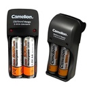 CARGADOR CAMELION BC-1001A C/P 2AA 2000mAh |C10012AA|