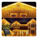CASCADA DE LUCES AMBAR SOLAR  3X2M|SD12036|